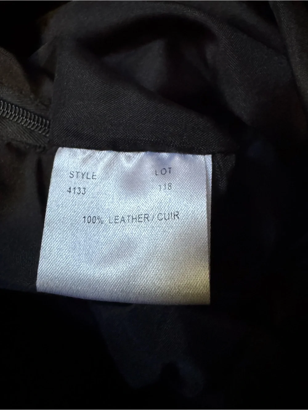 Margaret Godfrey Black 100% Leather Straight Leg Pants